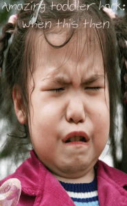 Toddler girl having a tantrum