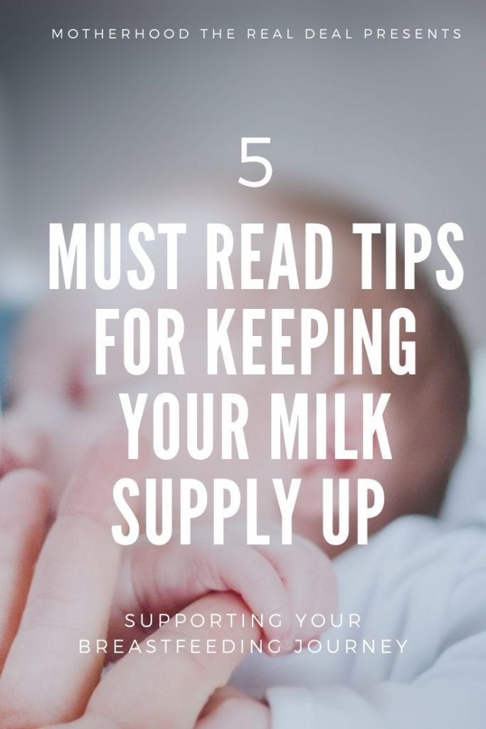 5 must read tips for keeping your milk supply up #breastfeeding #breastfeedingtips #lactation #newmom