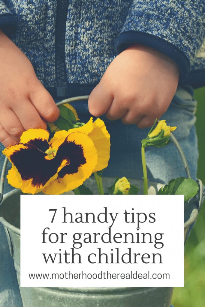 7 handy tips for gardening with children