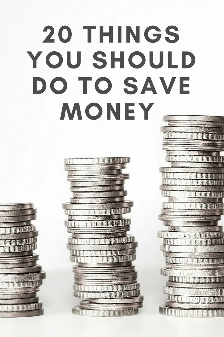 20 things you should do to save money