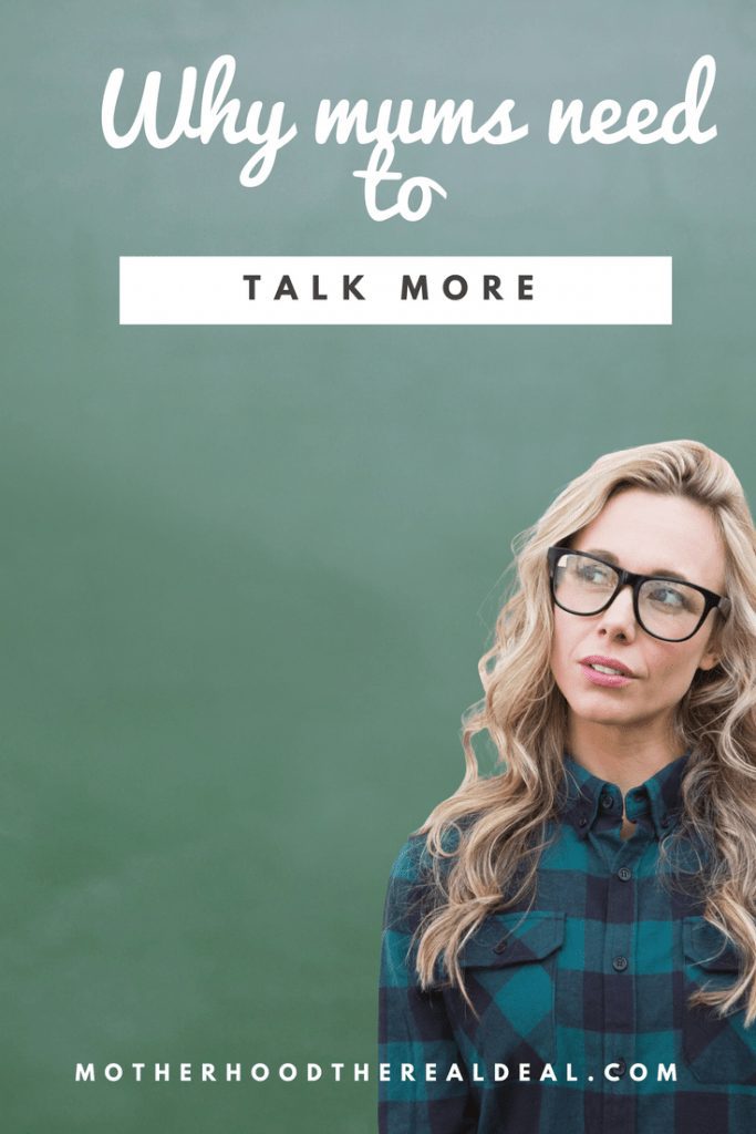 Why mums need to talk more