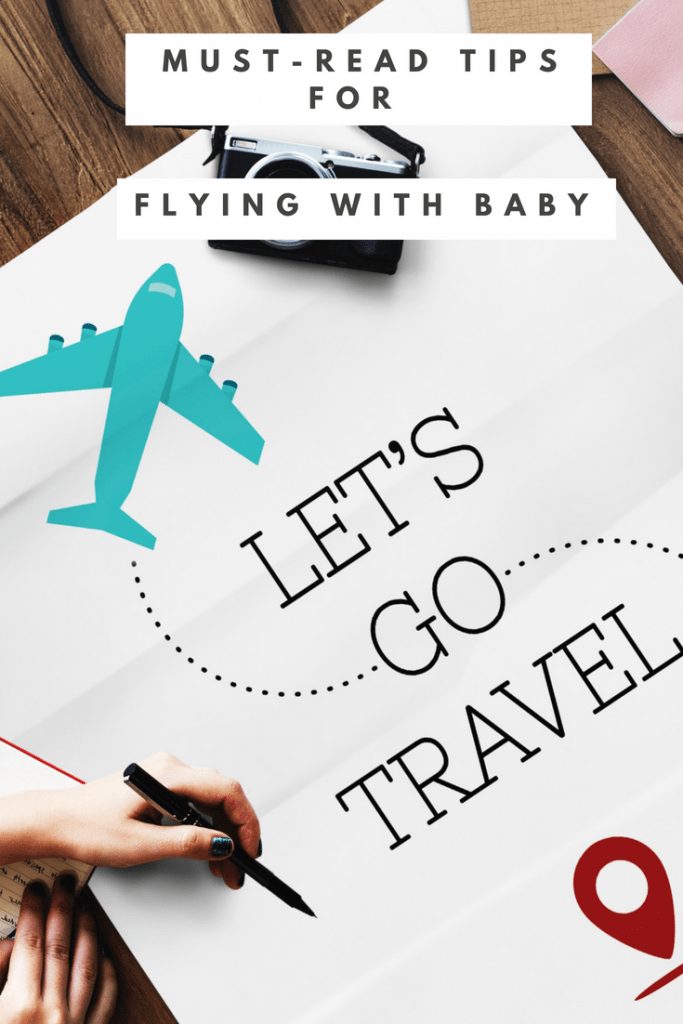 First-hand travel tips for flying with a baby - everything you need to know about making flying with an infant less stressful from the UK parenting blog Motherhood: The Real Deal