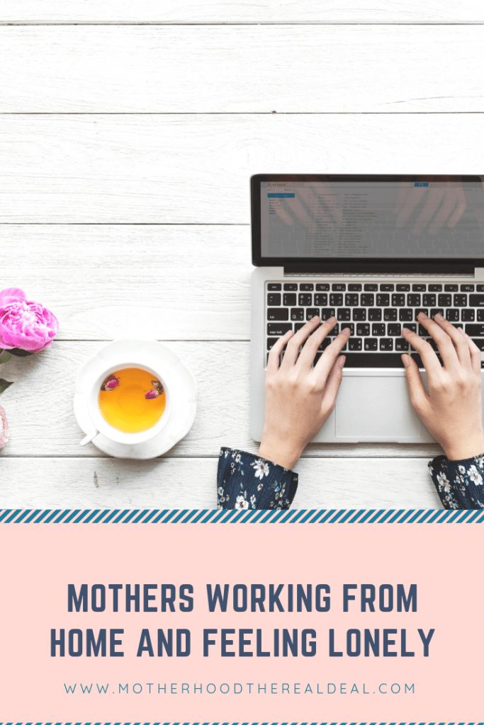 mothers working from home and feeling lonely