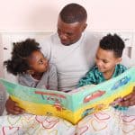 reading a bedtime story