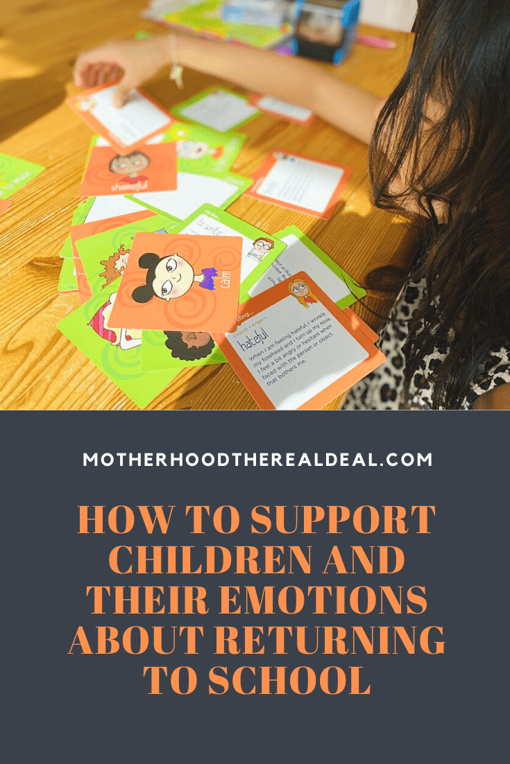 Supporting children and their emotions about returning to school