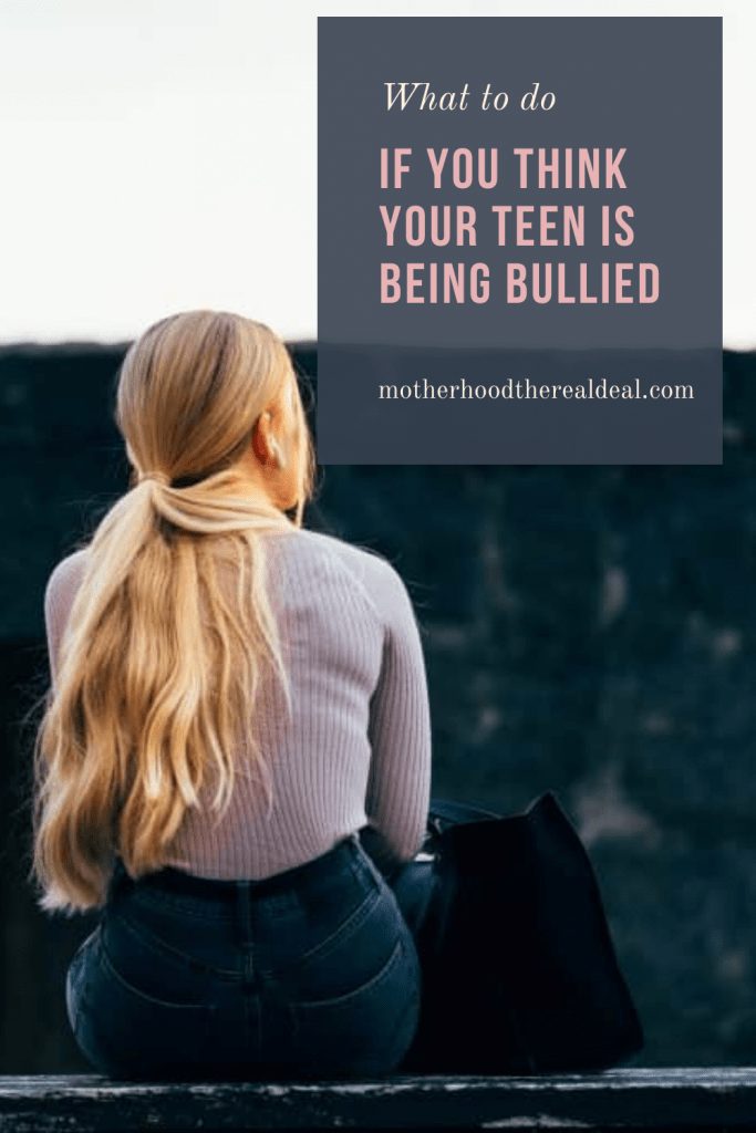 What to do if you think your teen is being bullied