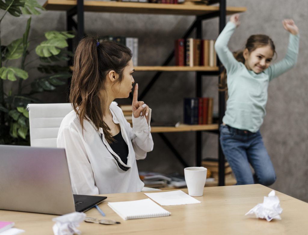 keep children busy while you're working at home