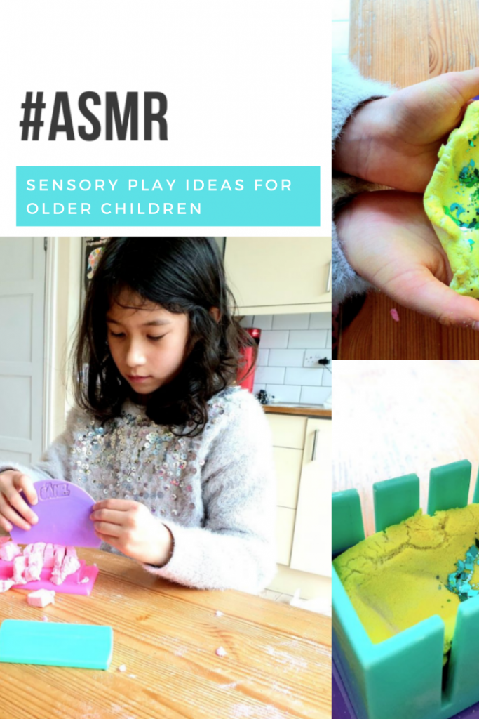Sensory play ideas for older children #sensoryplay #sensory #asmr #kids #slime #play