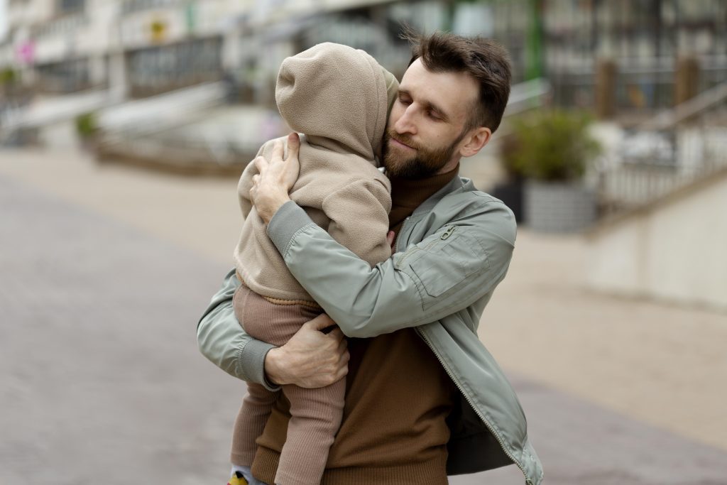 Father winning custody of children