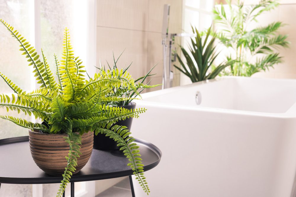 make a small bathroom look bigger