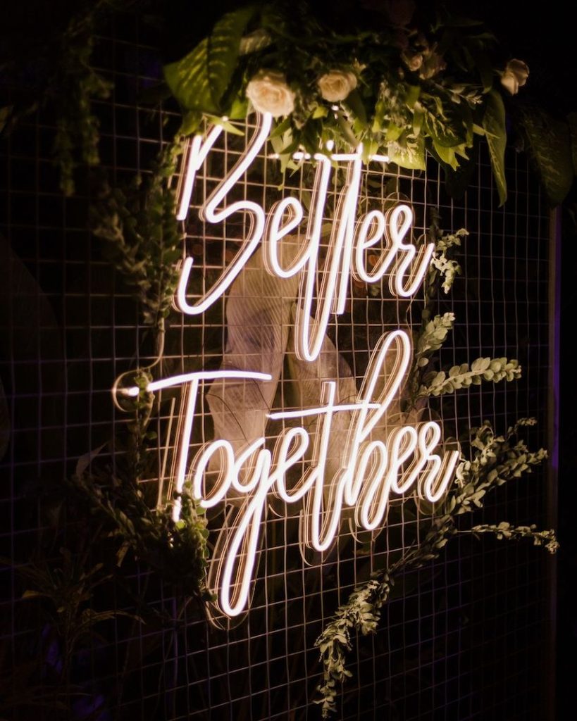 wedding neon signs