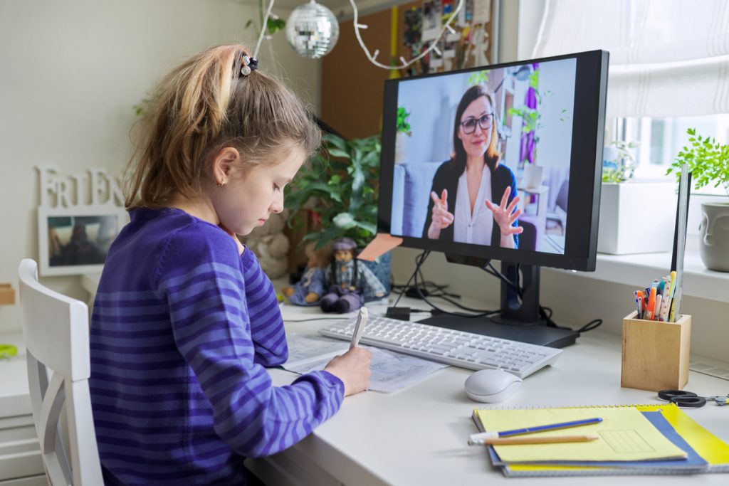 learn from an online tutor