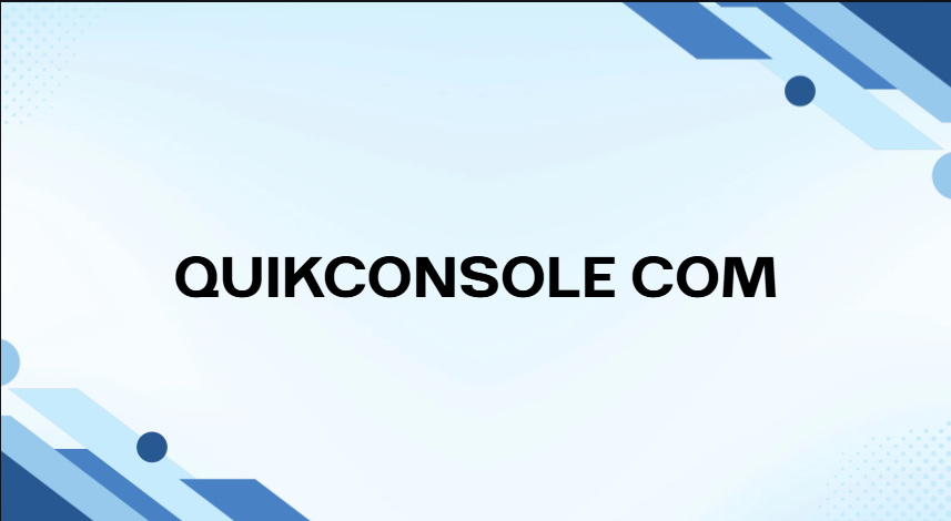 Quikconsole com