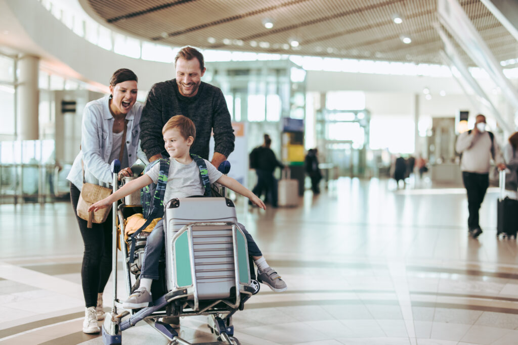 International travel with kids